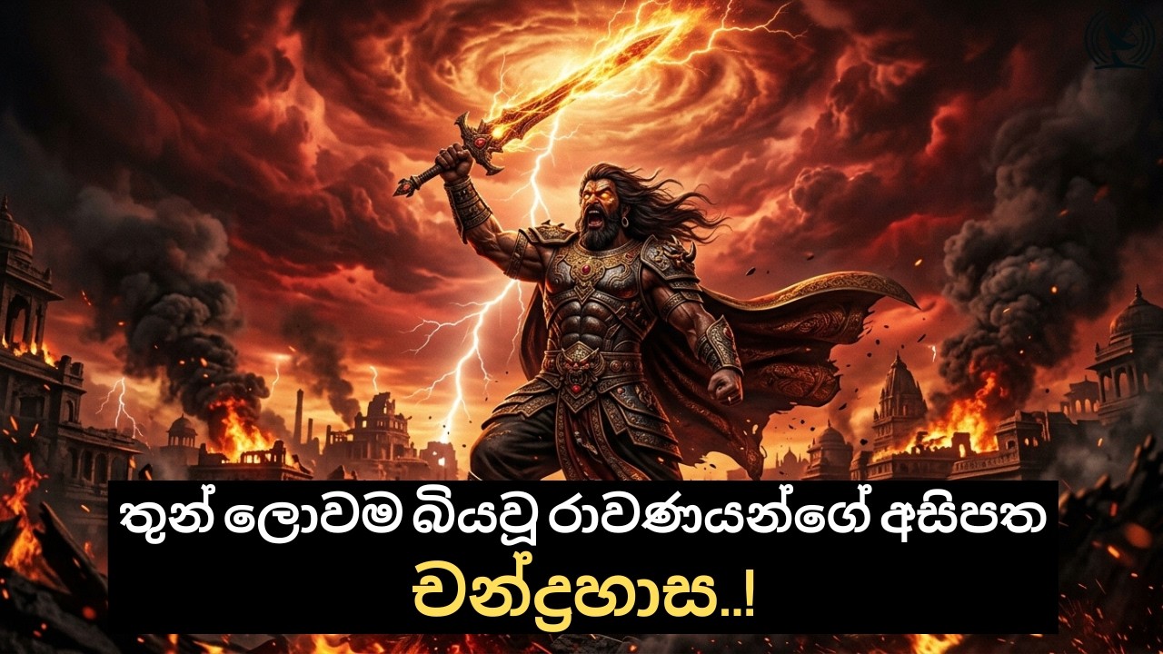 රාවණ රජුගේ චන්ද්‍රහාස අසිපත ගැන විග්‍රහයක්.. An analysis of King Ravana's Chandrahasa sword..