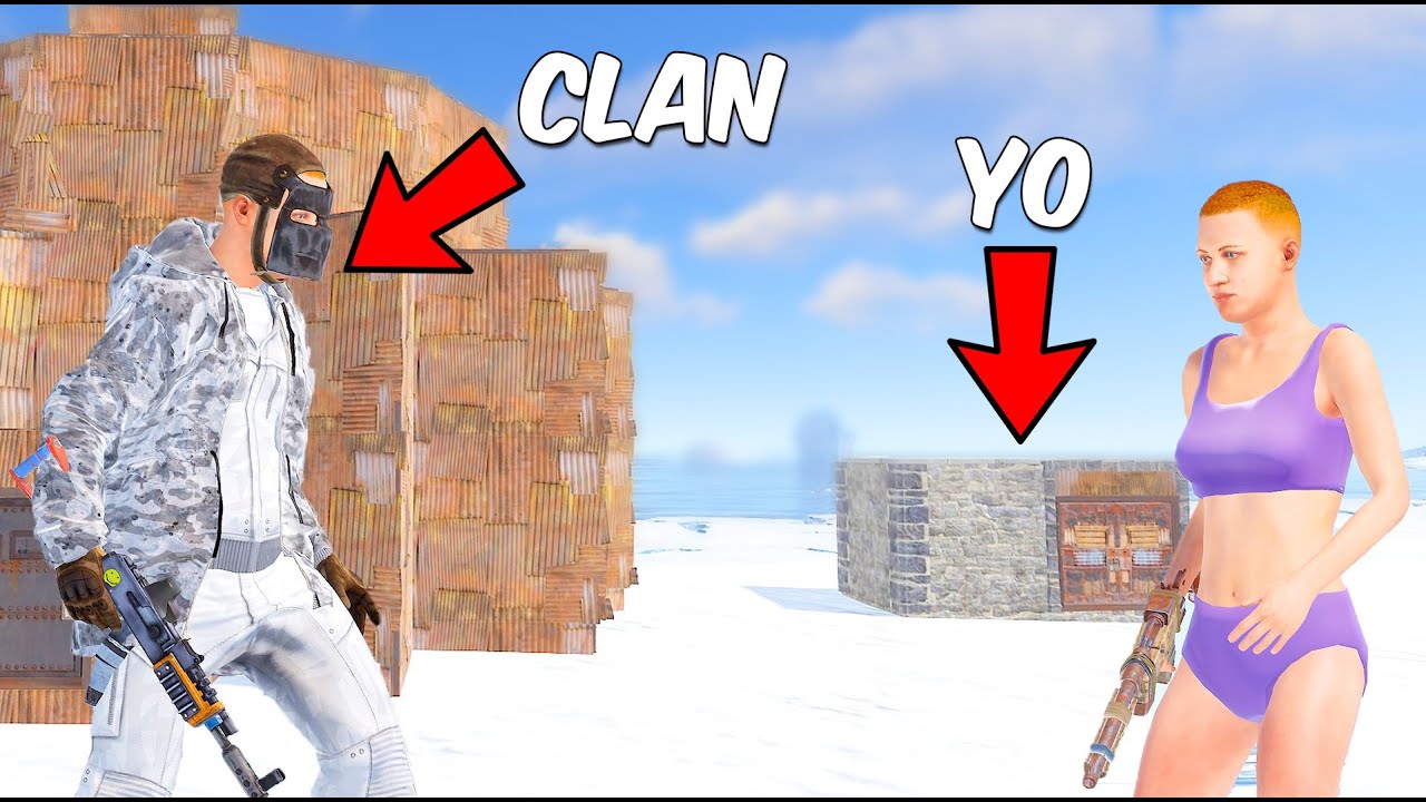 VIVI EN EL MEJOR SPOT DE TODOS CONTRA CLANES EN RUST