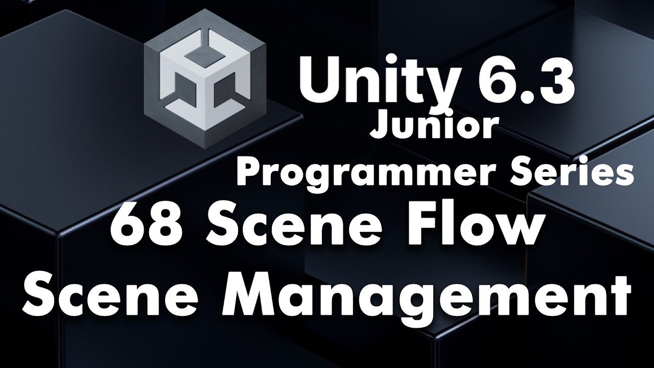 68 Unity OOP Tutorial: Scene Management + New Input System Migration (GitHub Pull/Clone)