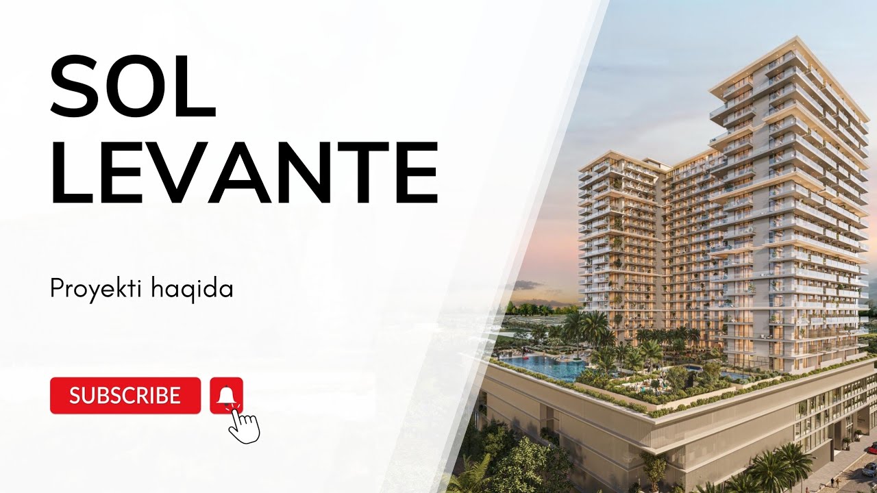 UZB Sol Levante – Guzal manzarali zamonaviy uylar