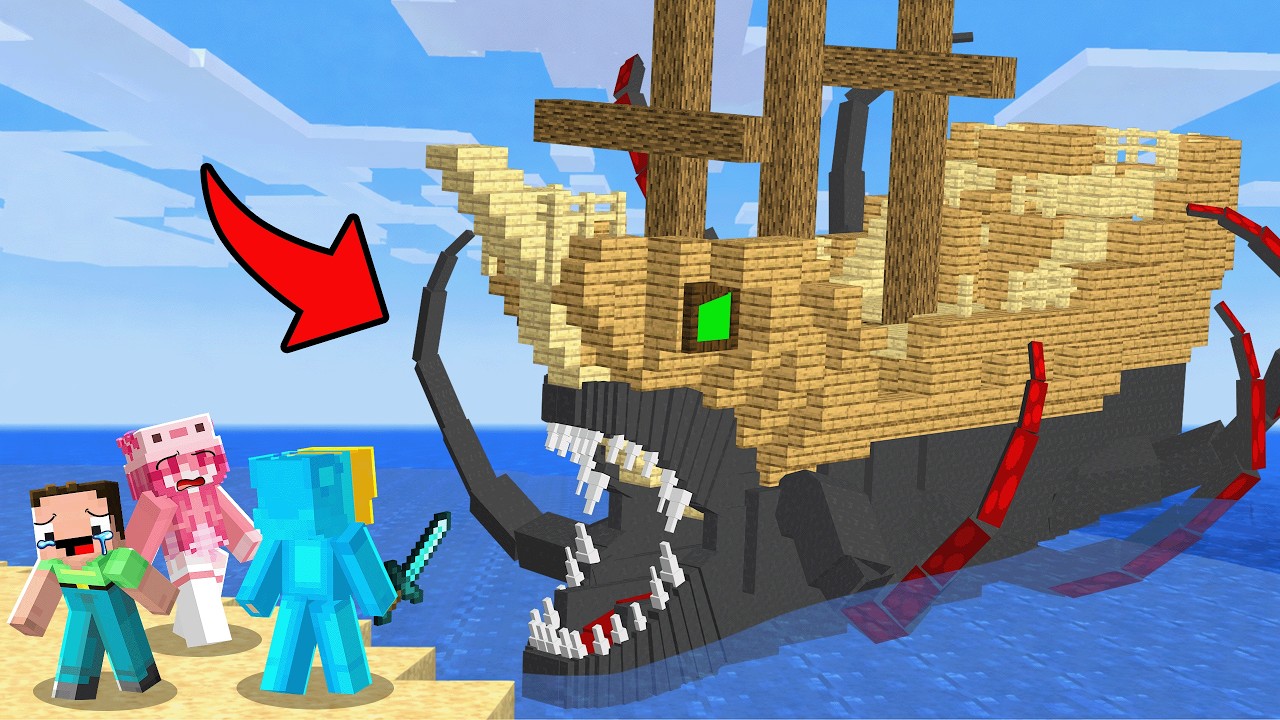 Minecraft, aber alle STRUKTUREN sind MONSTER!