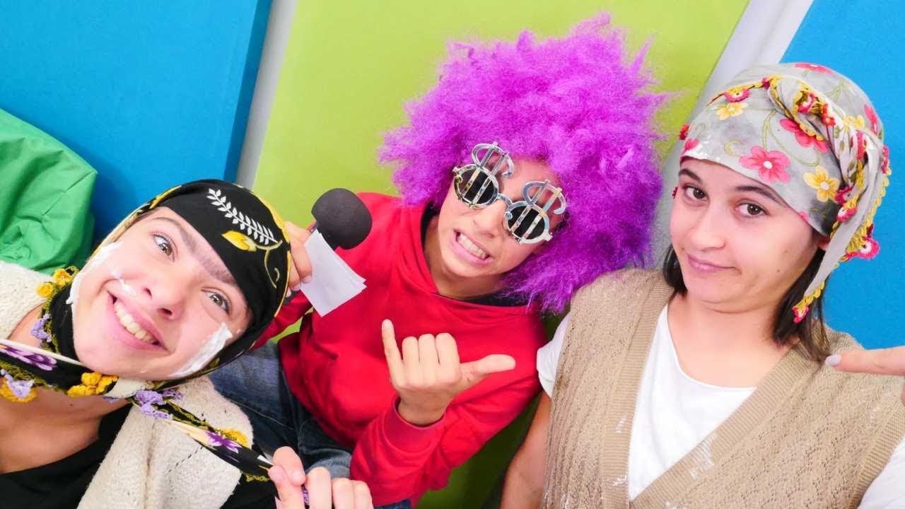 Reyhan abla ve Pakize teyze tv programında yarışıyor! Komik video