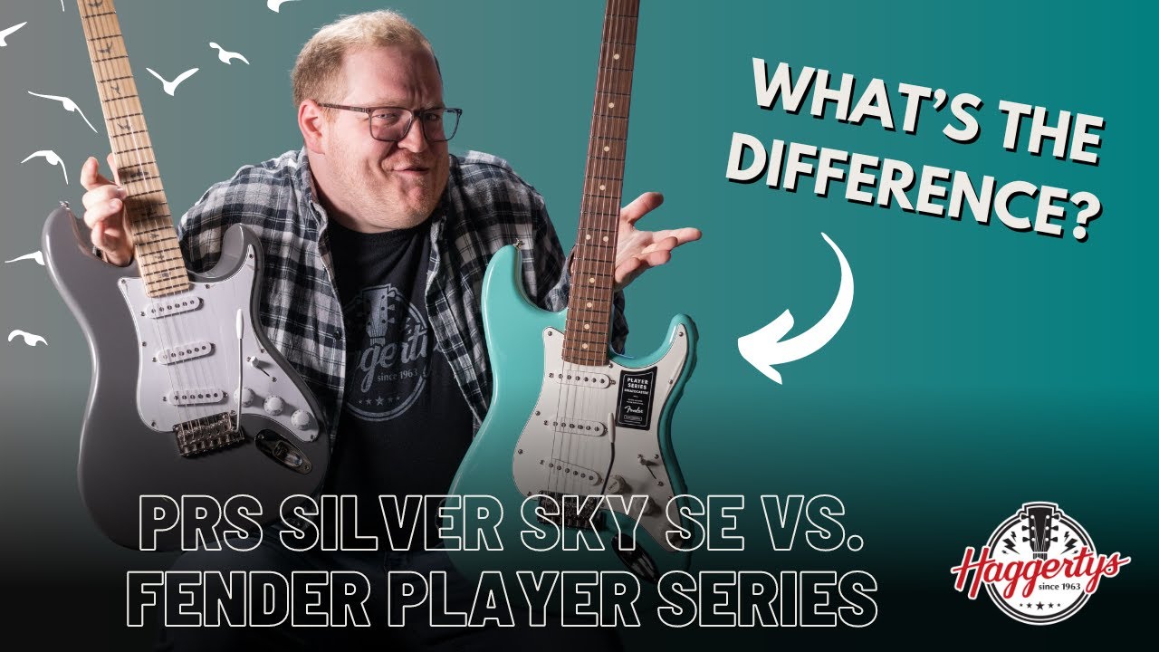 PRS SE Silver Sky против Fender Player Stratocaster — какая гитара лучшая за 850 долларов?