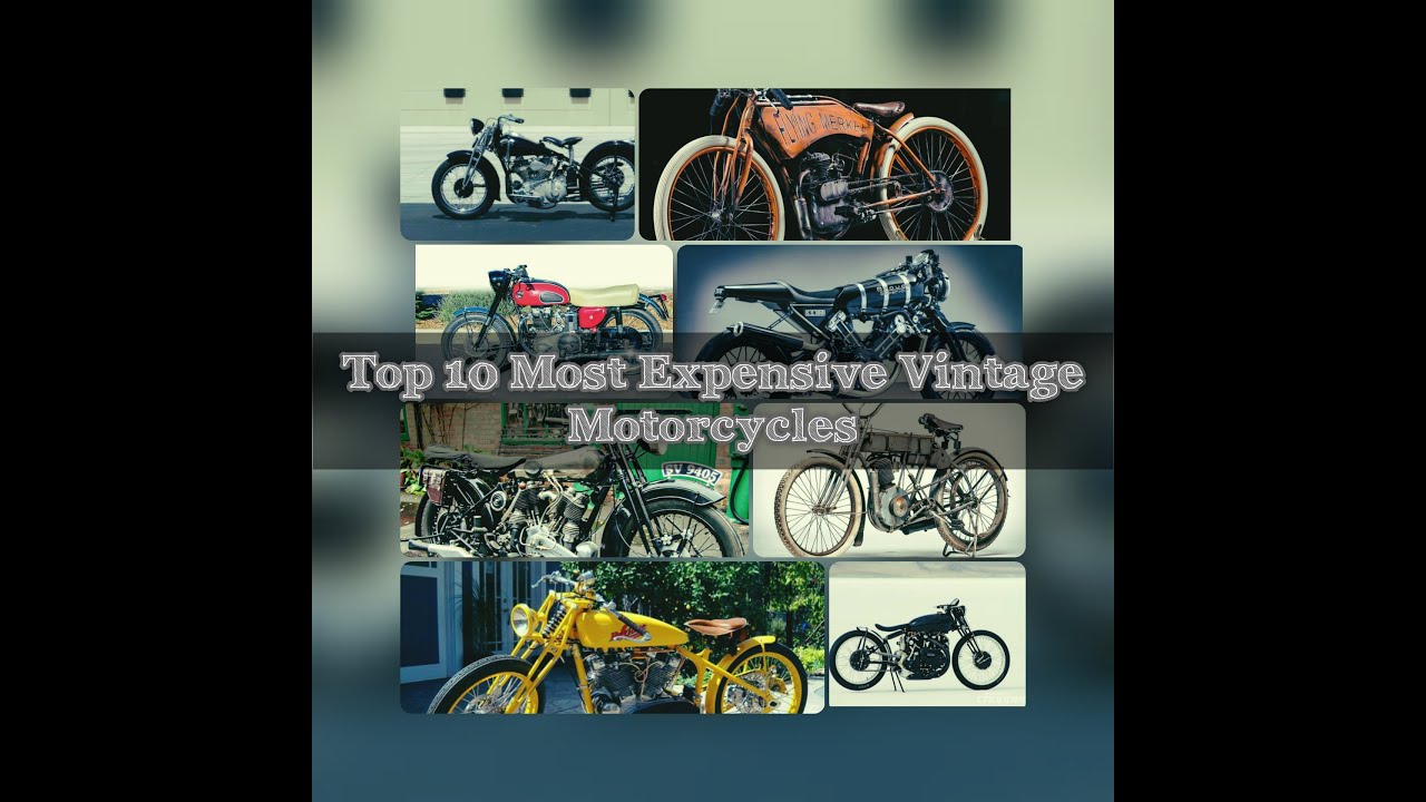 Top 10 Most Expensive Vintage Motorcycles | 90s | Expensive Bikes.