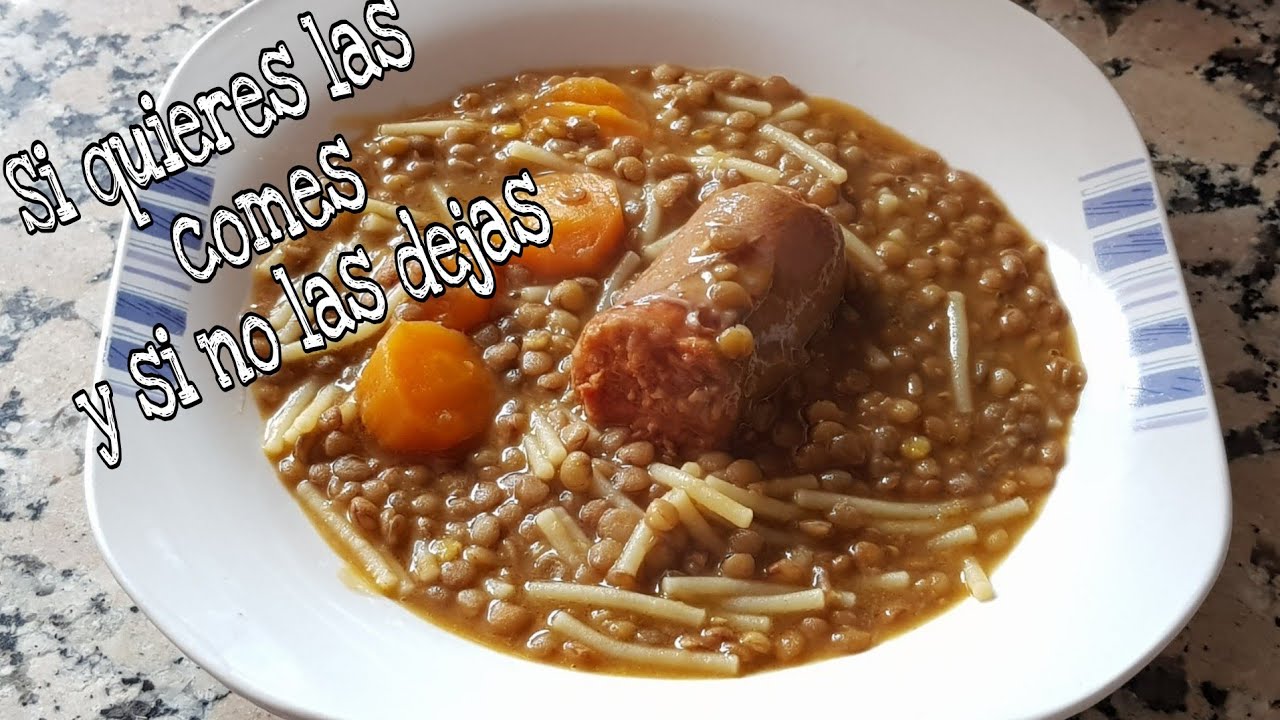 Como hacer las mejores LENTEJAS en olla gm