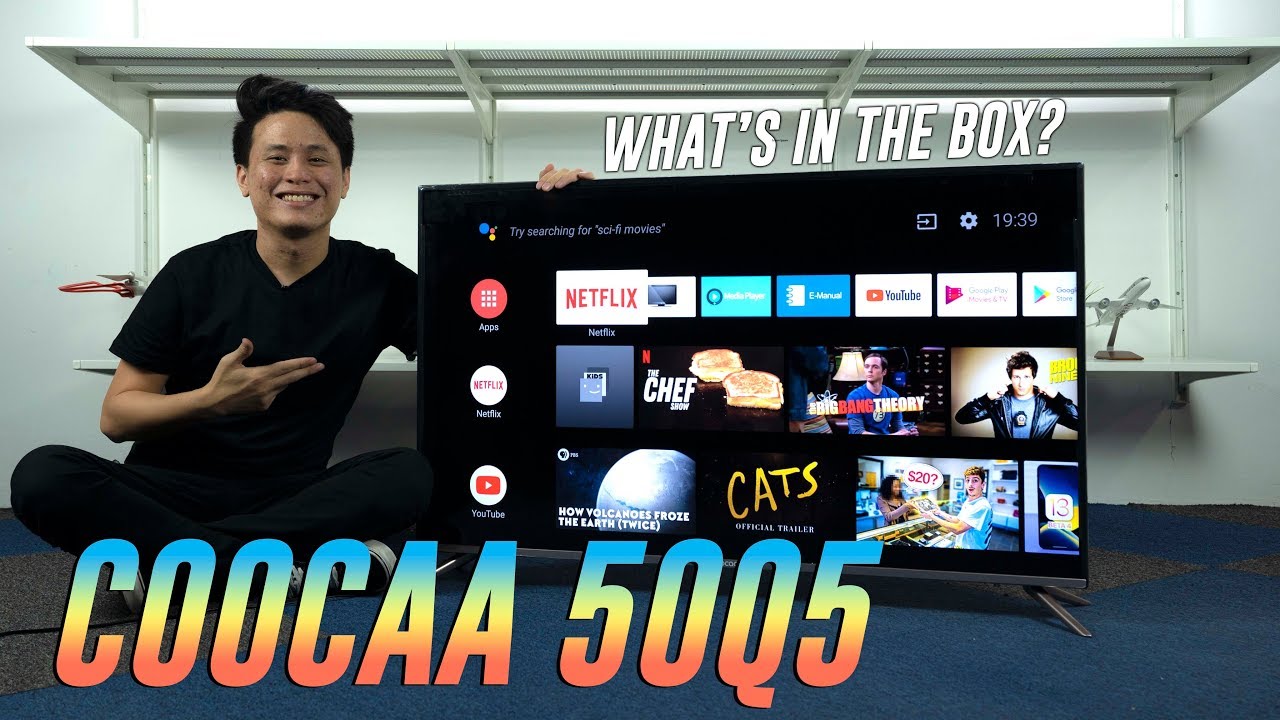 Распаковка и тестирование 50-дюймового 4K Android TV Coocaa