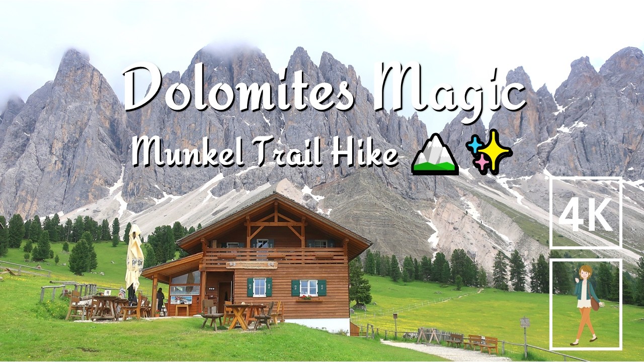 🇮🇹 Hiking Heaven: Adolf Munkel Trail Under the Geisler Peaks | Dolomites Adventure Part 2 | 4K UHD