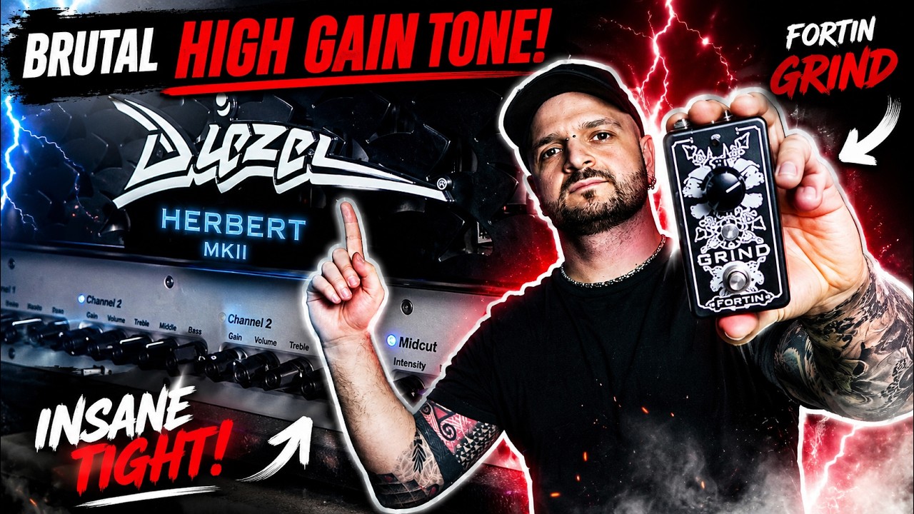 Diezel Herbert Amp with Fortin Grind Pedal 🔪 DEADLY RIG!