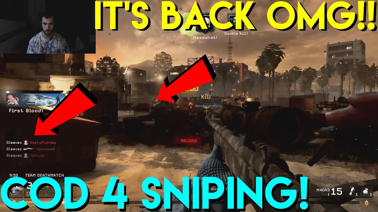 INSANE DAY 1 COD 4 SNIPING HIGHLIGHTS! (Call of Duty 4 Remastered Multiplayer Gameplay)