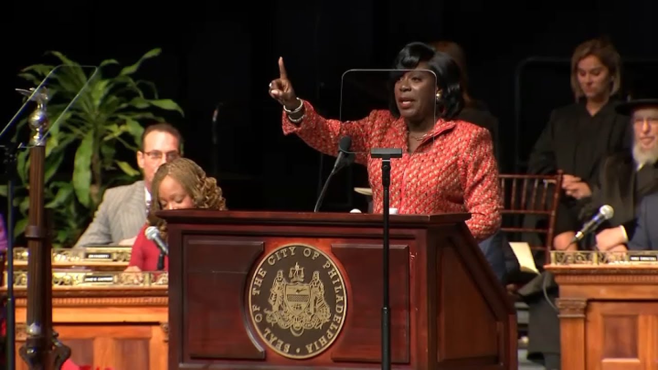 WATCH: Cherelle Parker becomes Philadelphia's 100th mayor