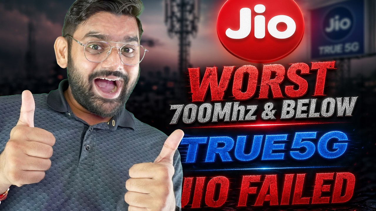 Jio True5G Reality 😱 700MHz vs 3500MHz Speed Test | 4G Better?