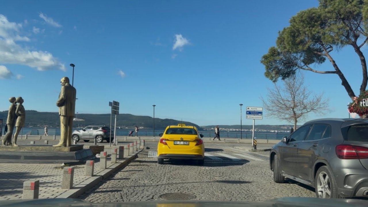Calm City Drive in Çanakkale 🌆🚗 | No Talking ASMR (4K)