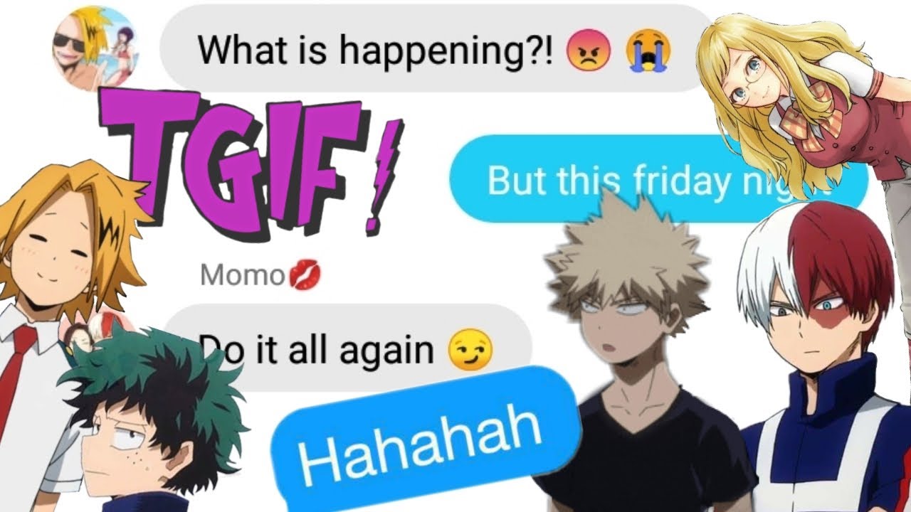 BNHA Girls Lyric Prank on Boys Last friday night by Katy Perry
