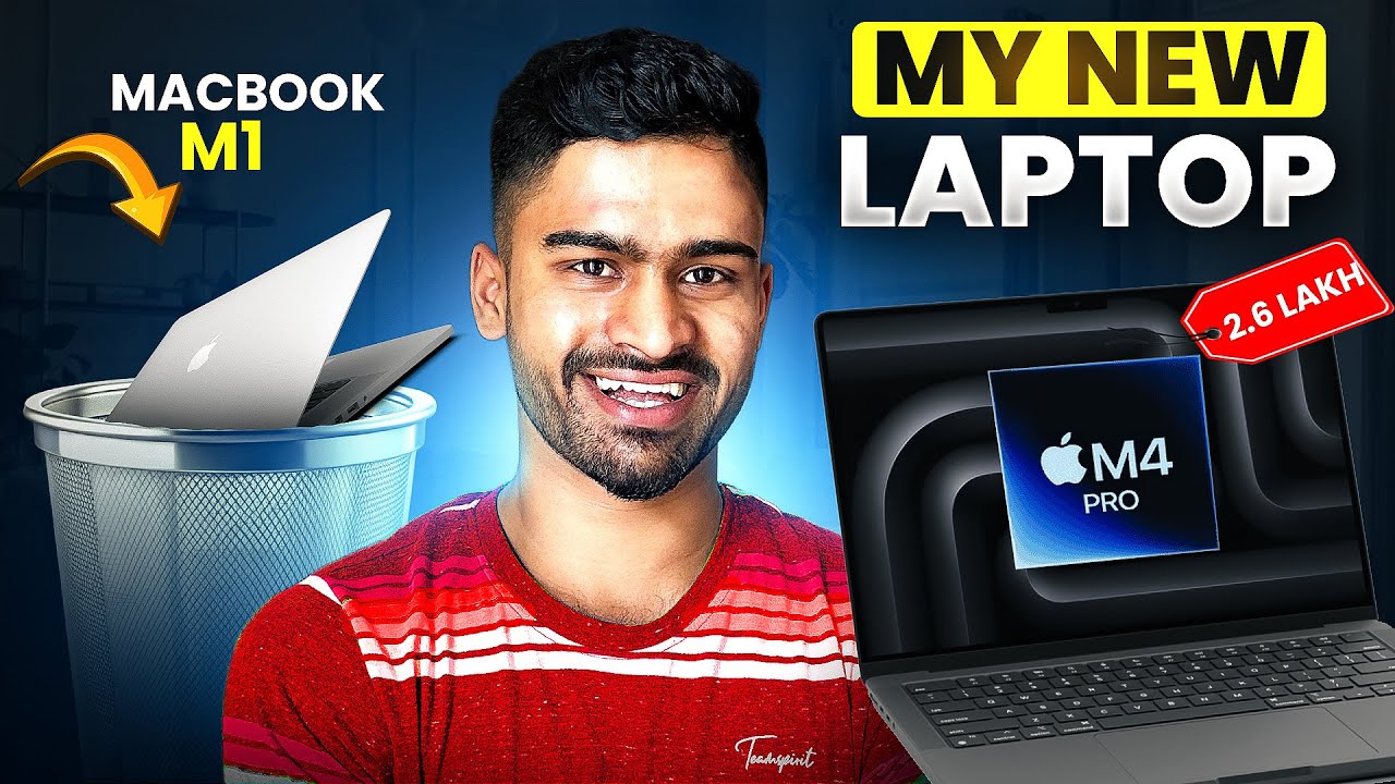 [ಕನ್ನಡ] My New Laptop - ₹2.6 Lakh MacBook M4 Pro 💻 | Mini Unboxing | Why did I upgrade?