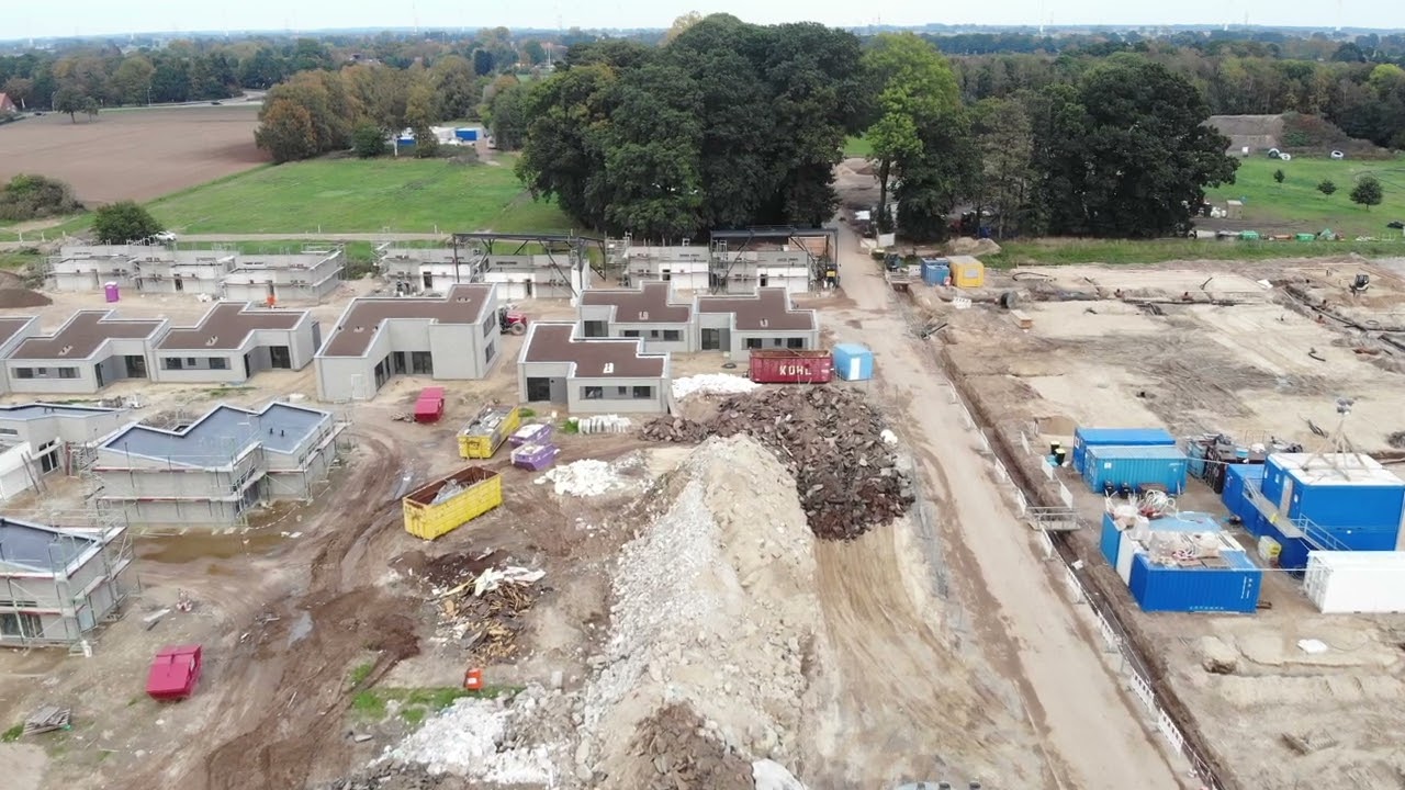 Z lotu ptaka. Lembruch,DE 49459,w czasie budowy,baustelle.