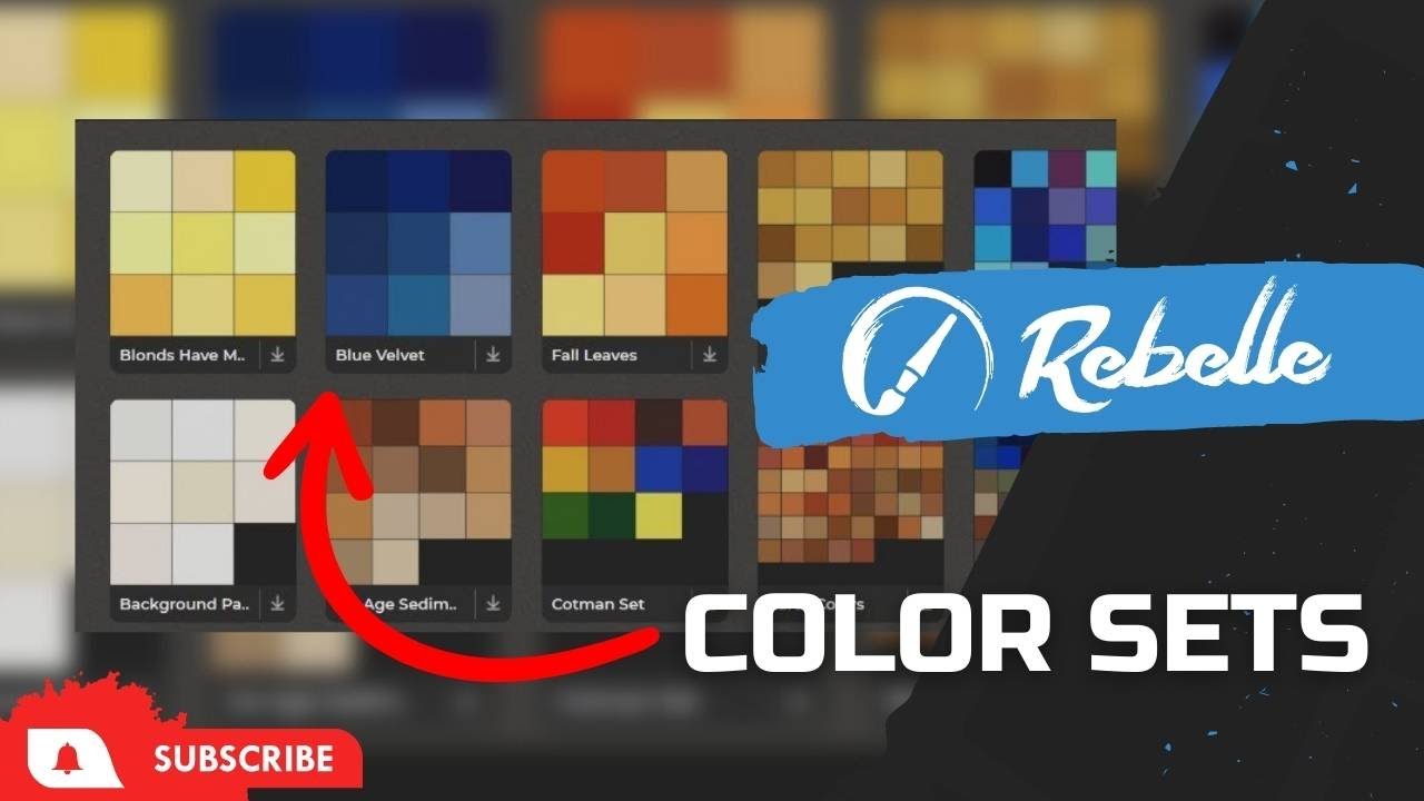 Rebelle Tutorials: Color Sets Improvements, Mixing Palette