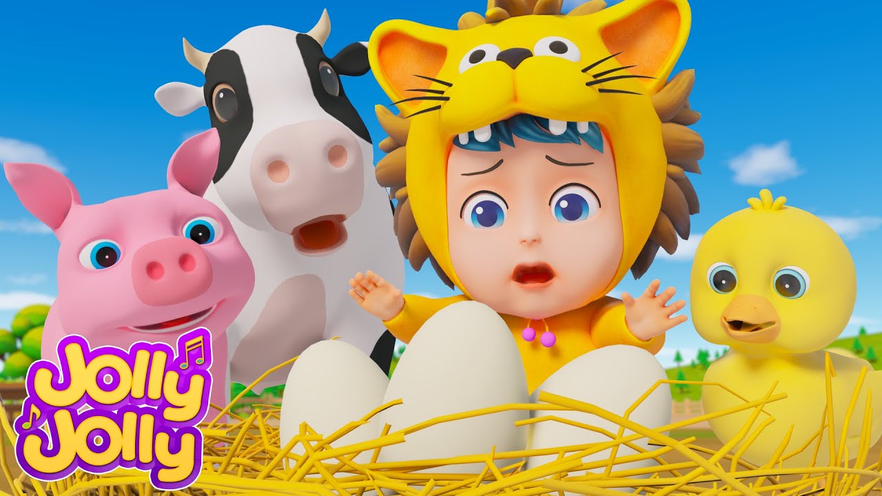 Старый Макдональд — исследуйте яйца-сюрпризы | Jolly Jolly - Учись и играй - Детские стишки
