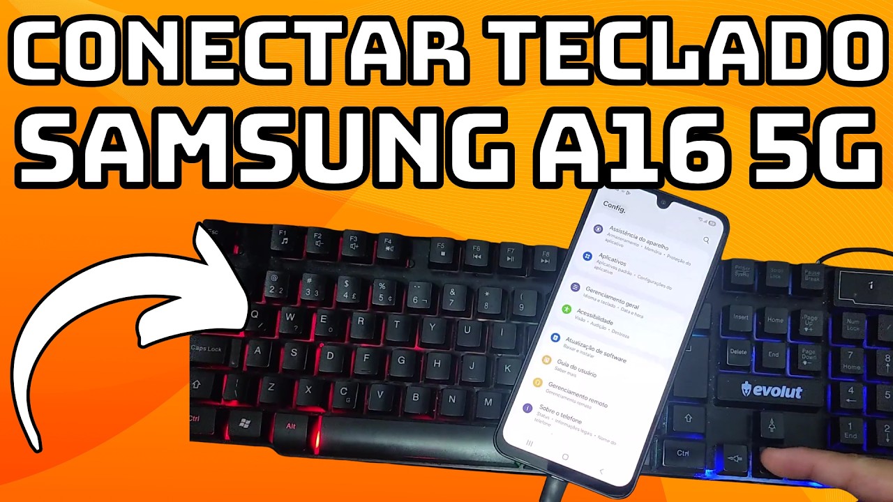 COMO CONECTAR UM TECLADO USB NO CELULAR SAMSUNG GALAXY A16 5G
