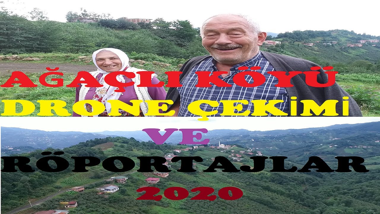 AĞAÇLI KÖYÜ  RÖPORTAJ, ATMA TÜRKÜ VE DRONE ÇEKİMİ TRABZON AKÇAABAT