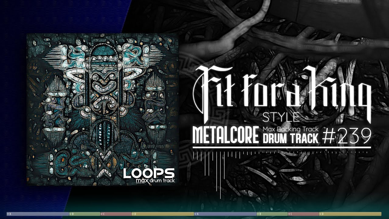 Metalcore Drum Track / Fit For A King Style / 140 bpm