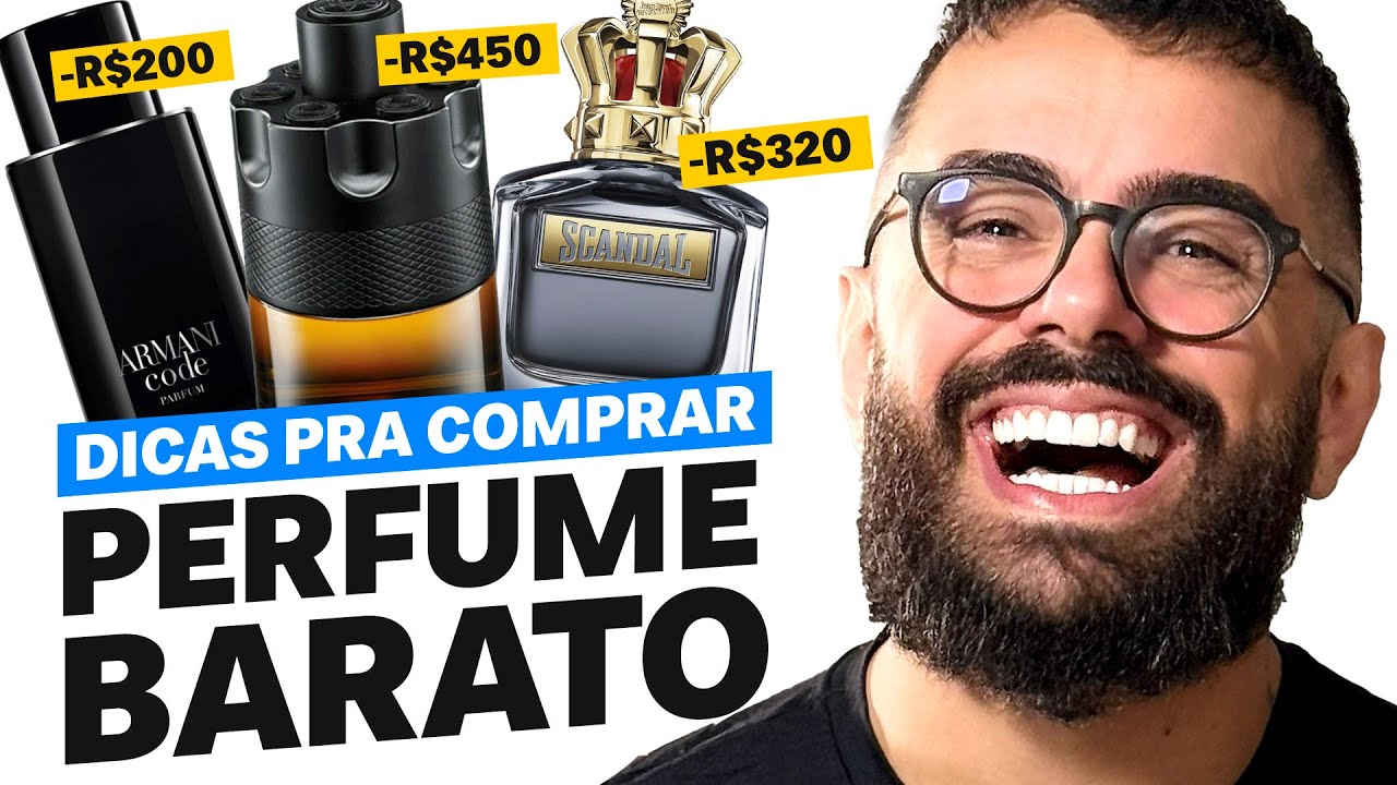 3 DICAS para COMPRAR PERFUME MASCULINO BARATO