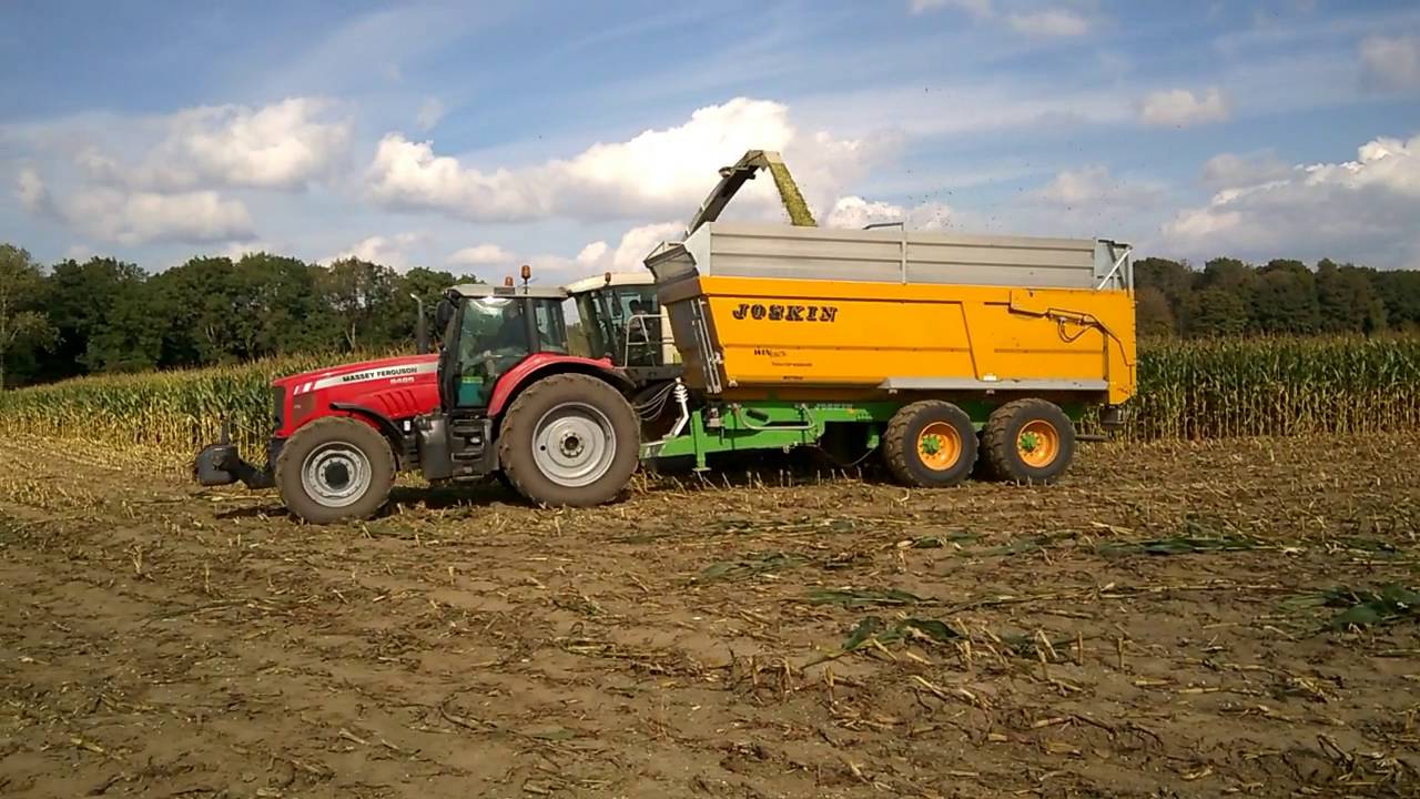 Ensilage de maïs 2016|MF 6485,8240,6475,Joskin,Leboulch, Claas 870|