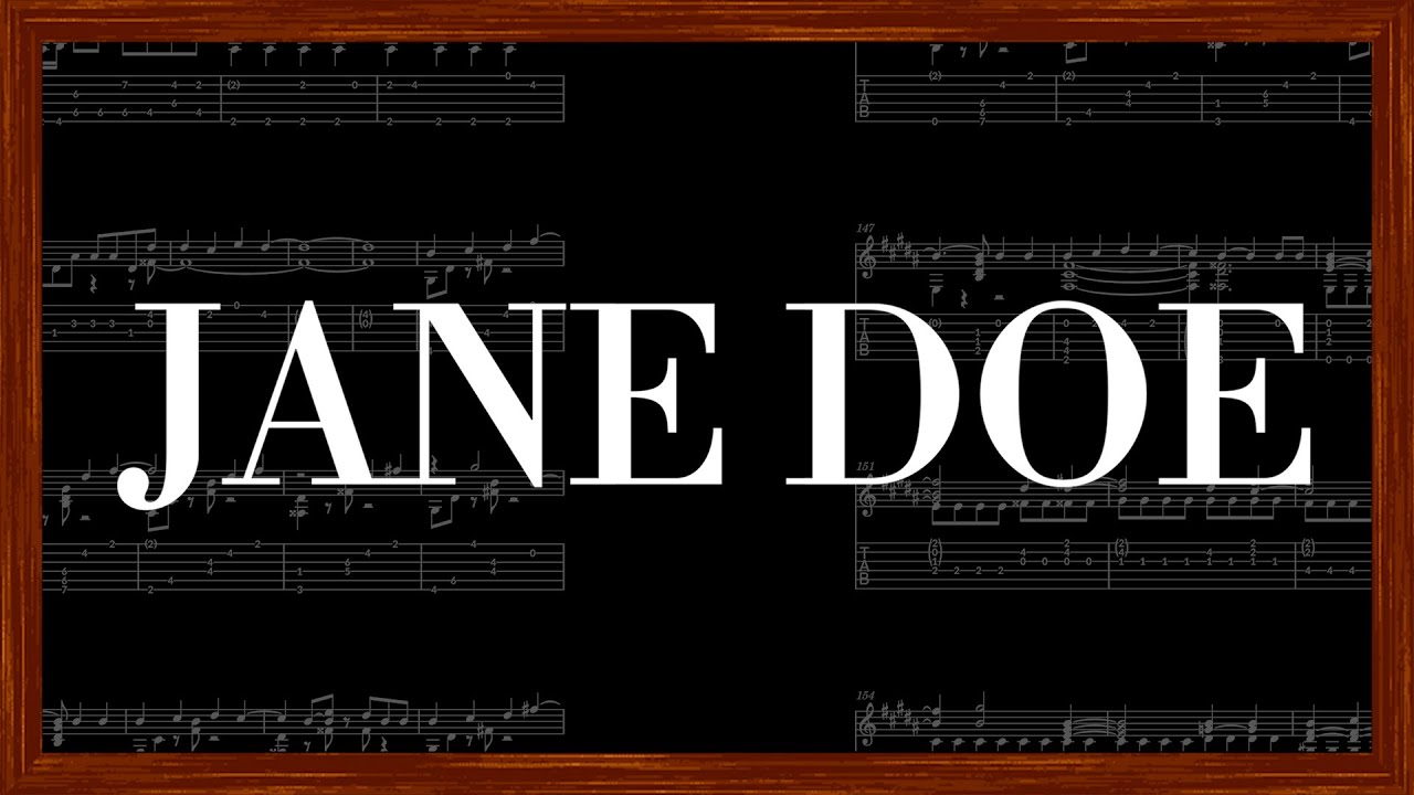 【ソロギターTAB譜】JANE DOE / 米津玄師 x 宇多田ヒカル/ 劇場版「チェンソーマン レゼ篇」ED曲 / ソロギター初級 / Kenshi Yonezu / Hikaru Utada