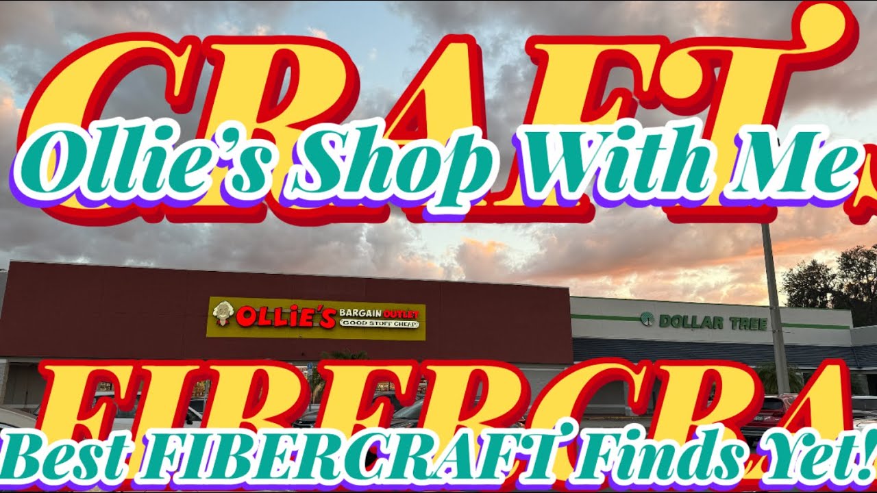 Amazing NEW Craft Supplies IN STORE NOW At Ollie’s! FIBER Art Finds! Fabric Ribbon Yarn CARD Stock!