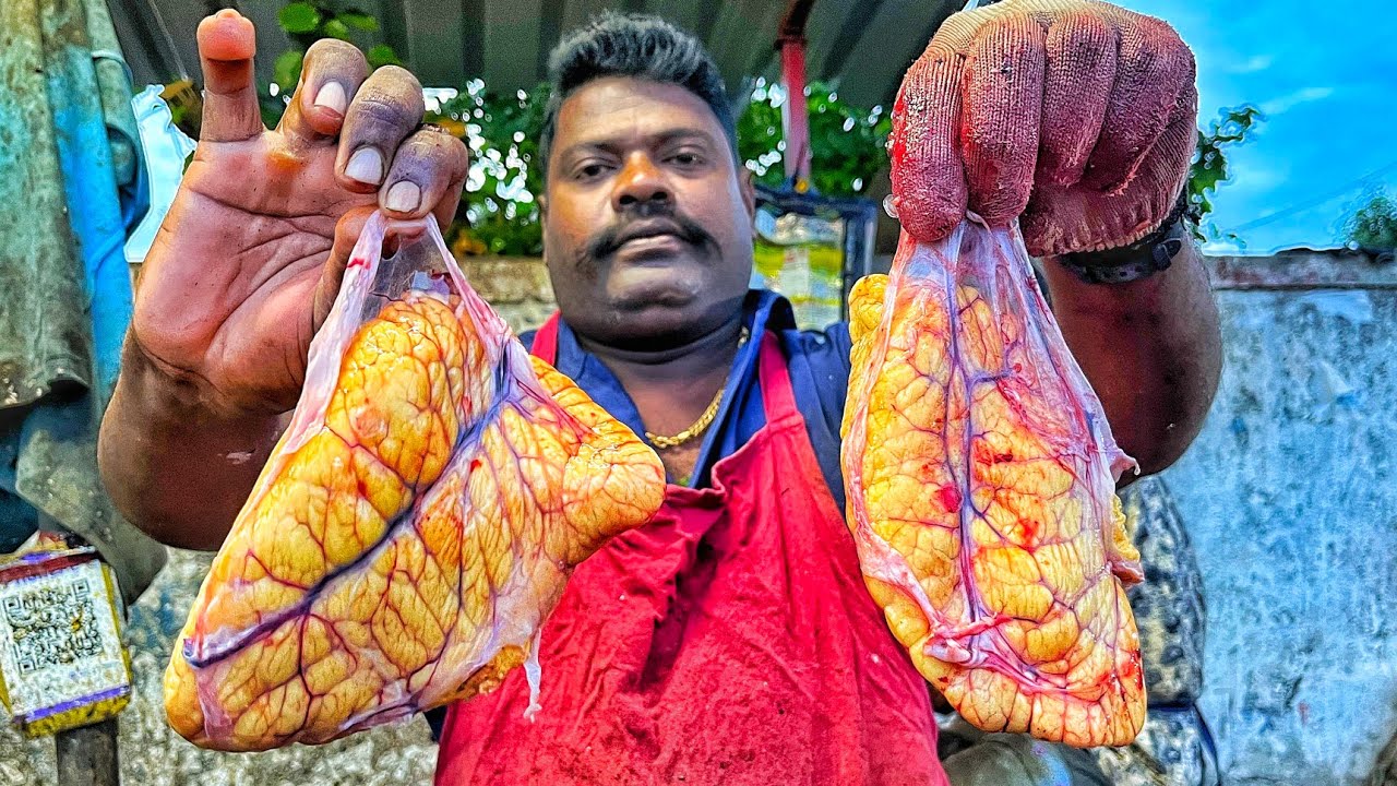 KASIMEDU 🔥 SPEED SELVAM | HUGE TREVALLY EGG FISH CUTTING VIDEO & EGGS CUTTING VIDEO | 4K VIDEO 