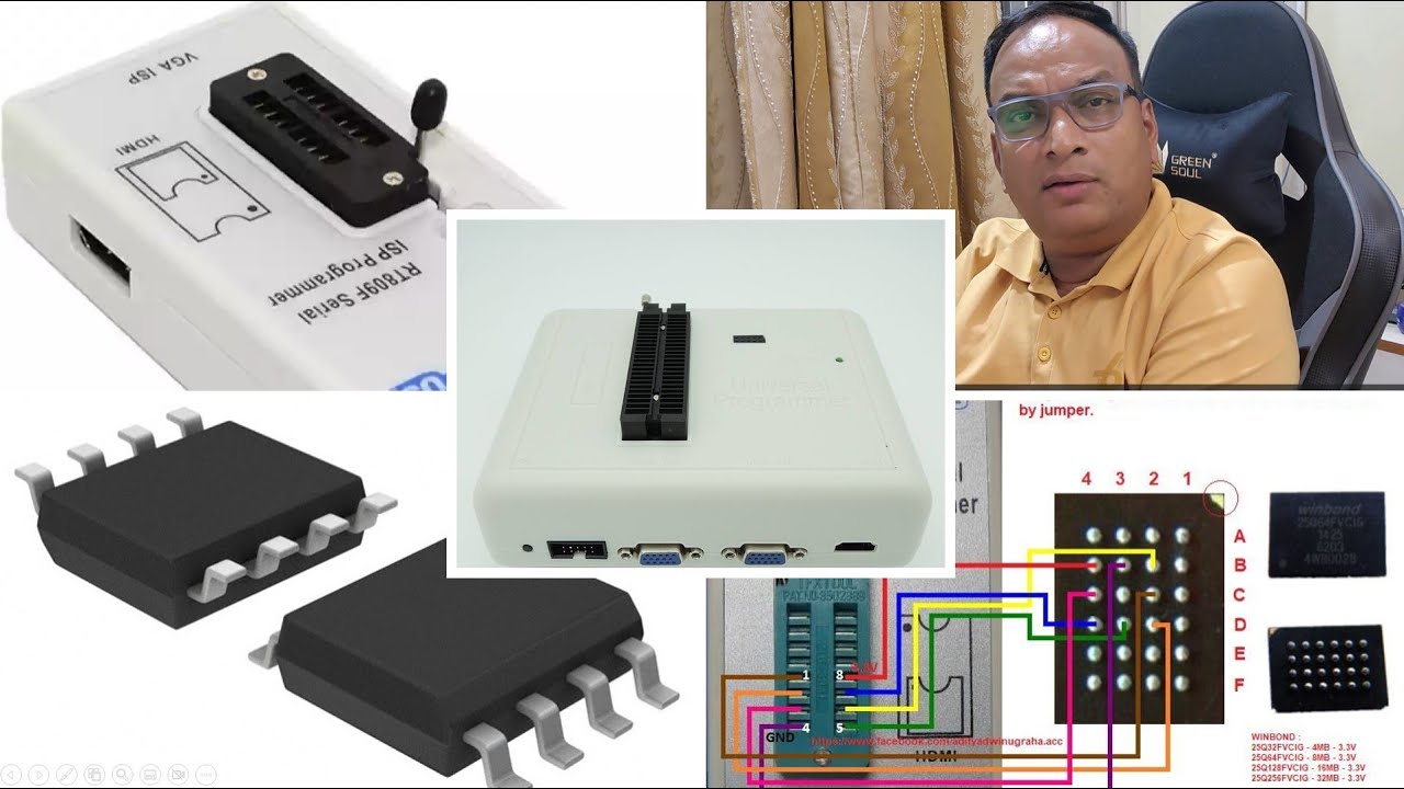 Adding a New SPI Flash ROM to RT809F & RT809H Programmer Database | Chip ID Tutorial