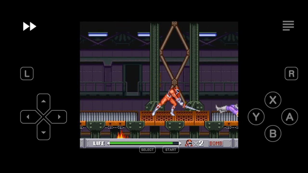 Mighty Morphin Power Rangers (SNES) Área 2