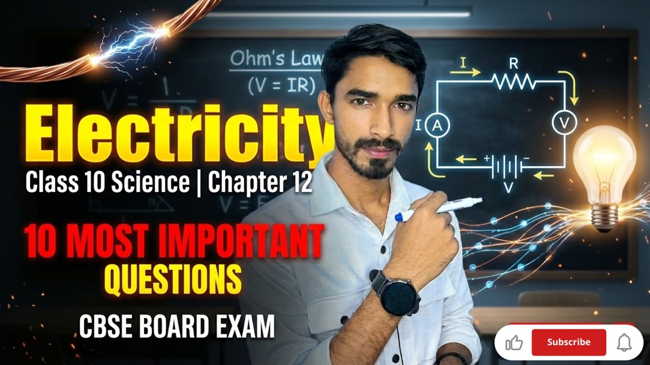 Class 10 Electricity PYQs ⚡ | Board Repeated Questions Explained | Skill Korner
