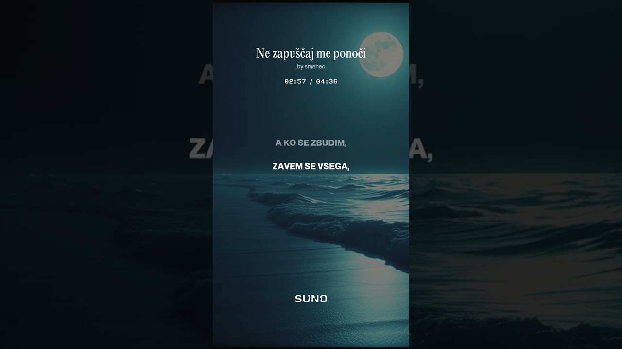 NE ZAPUŠČAJ ME PONOČI