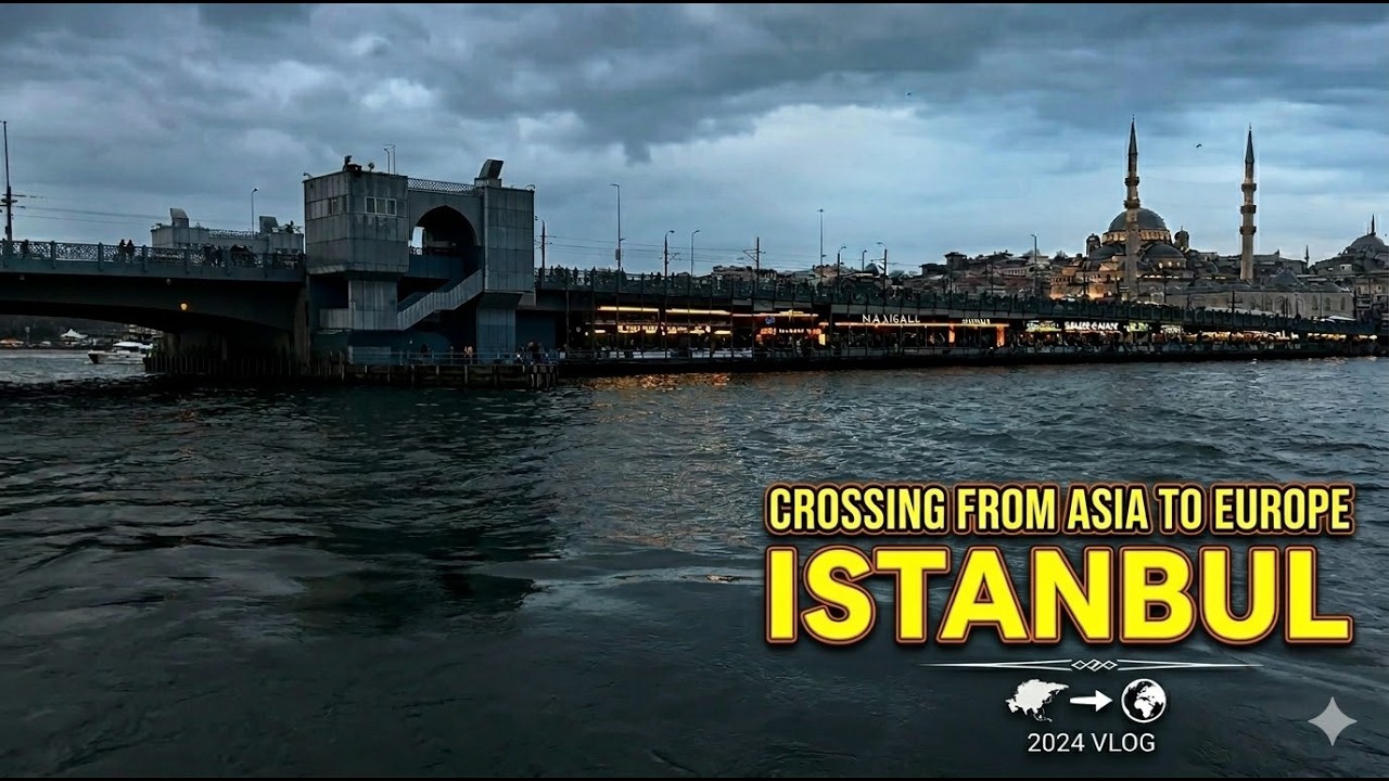 Iconic Istanbul Ferry Ride 🇹🇷 | Kadıköy to Eminönü & Karaköy (ASMR - Pure Sound)
