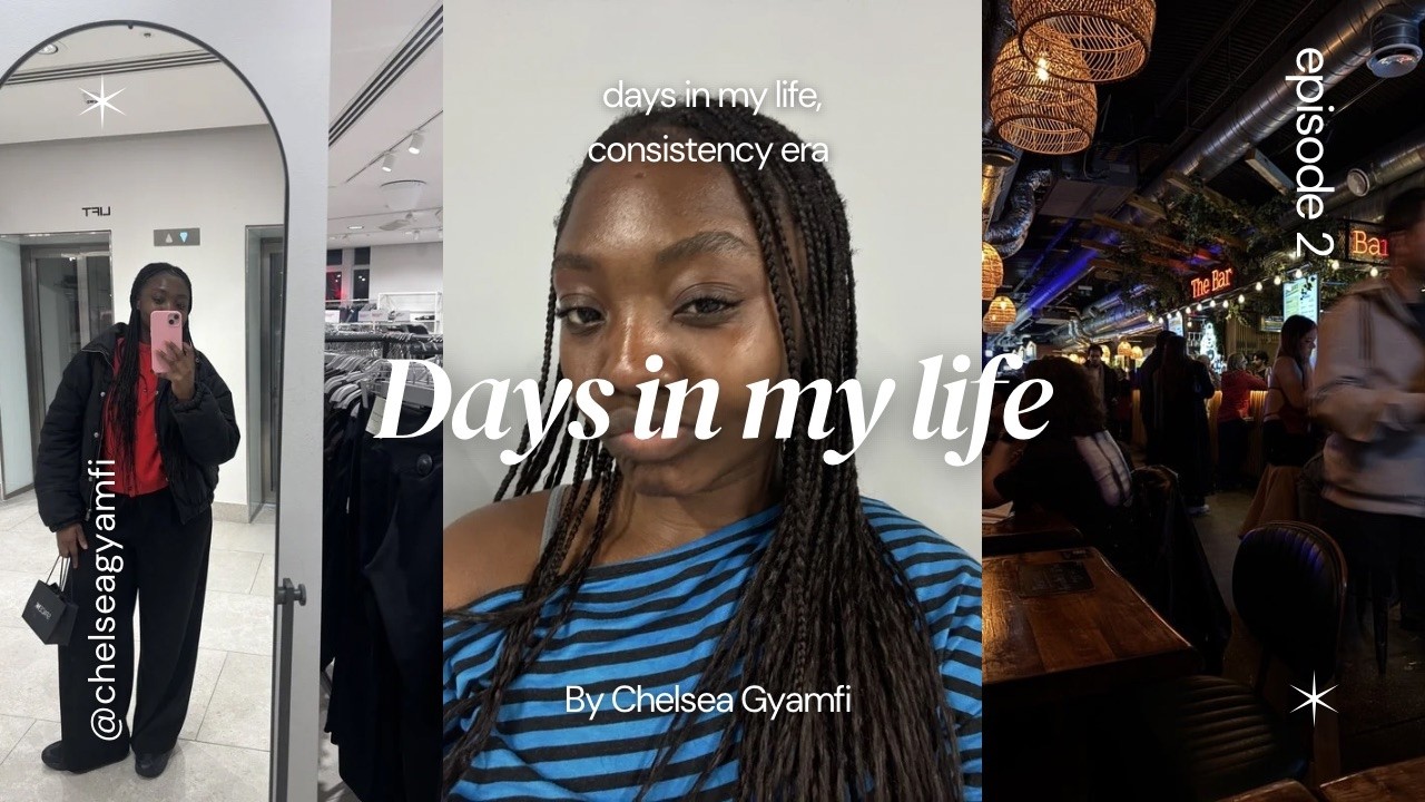 In my consistency era, learning how to dance, yapping, shopping..