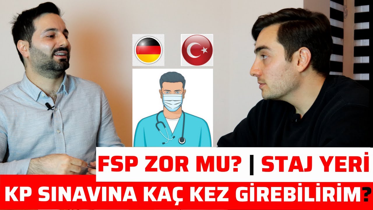Almanya'da doktor olmak | FSP | Staj | KP (Tıbbi yeterlilik sınavı) 🇩🇪 👨‍⚕️
