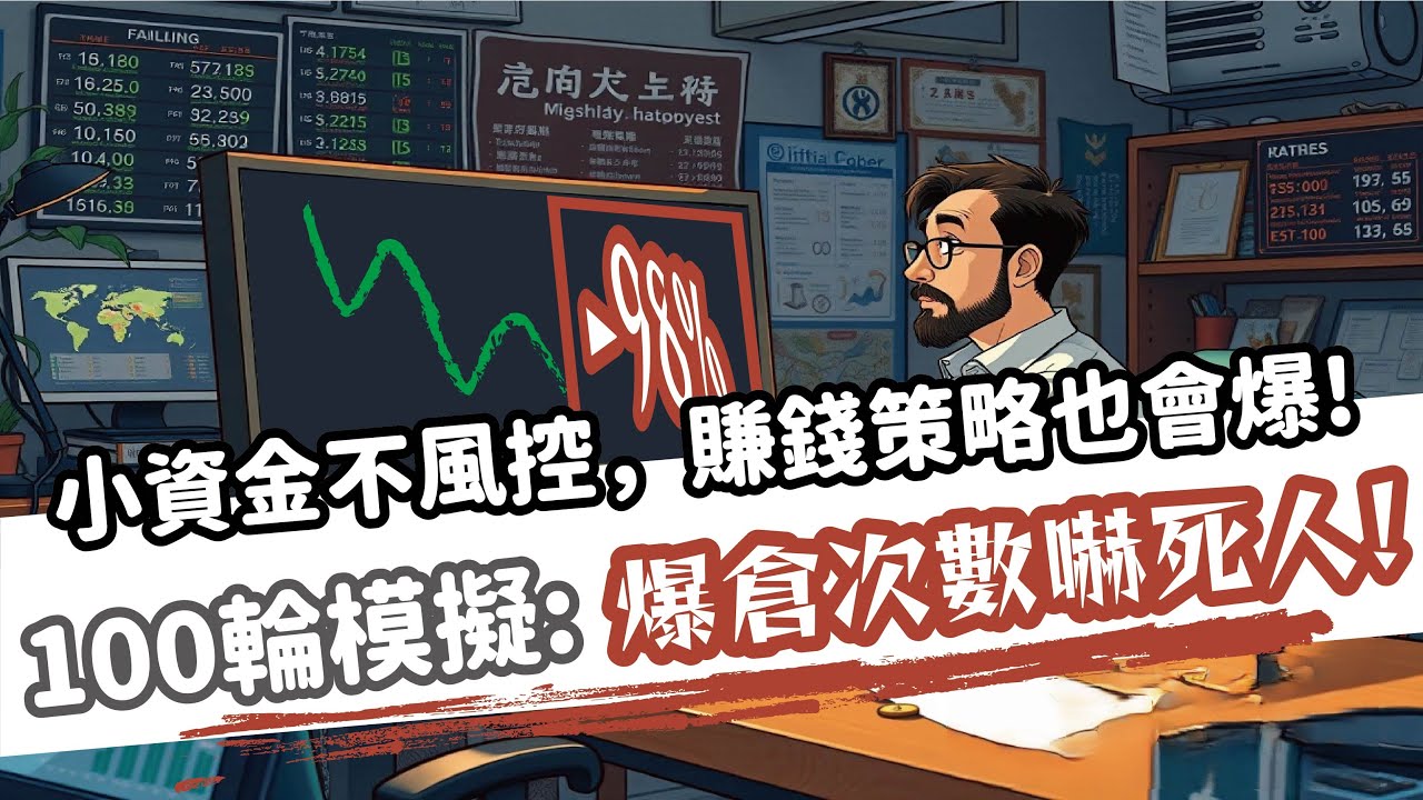 就算會賺，亂風控居然爆倉高達50%!小資金該如何做好資金管理呢?