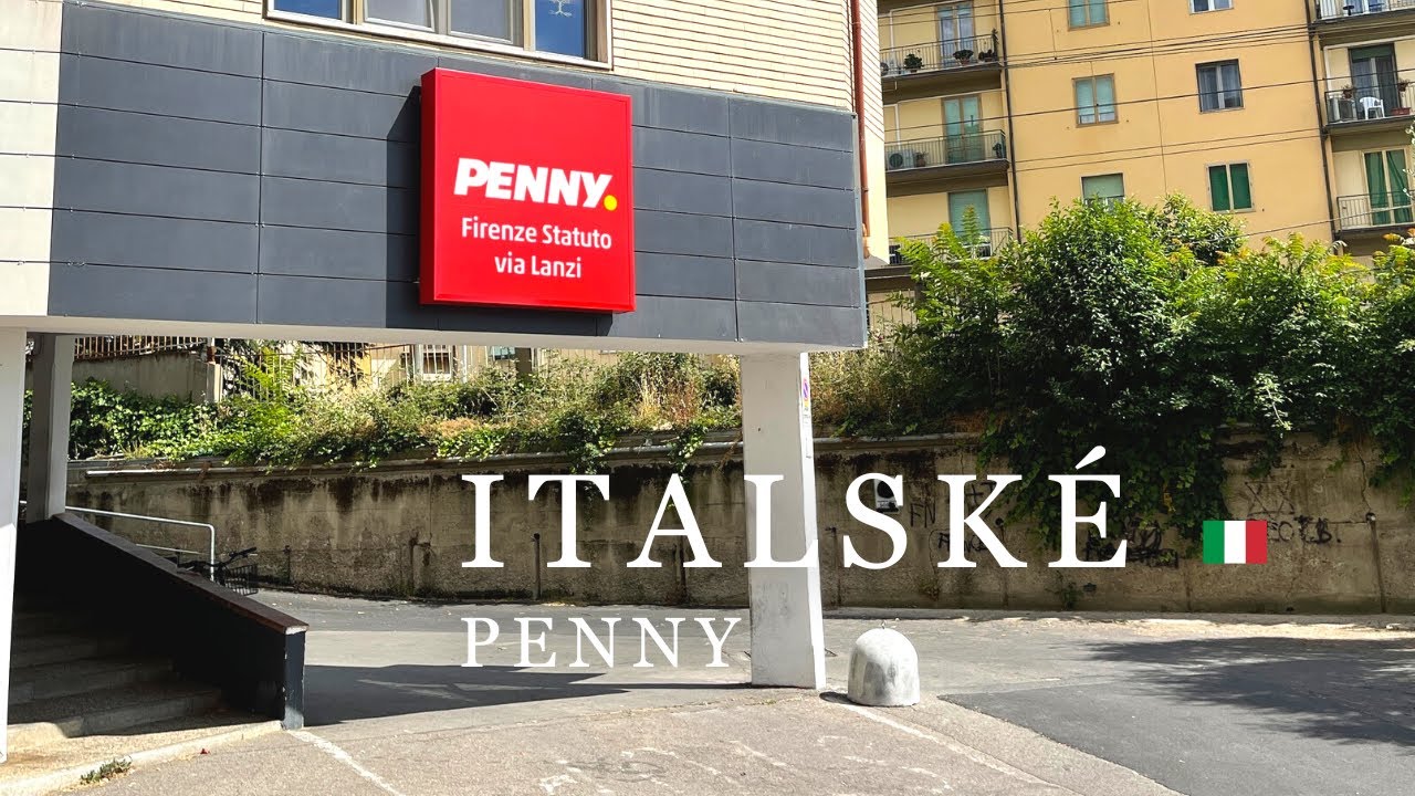 🔴  Italské Penny, italský supermarket, ceny potravin v Itálii