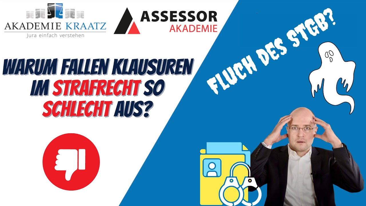 Warum fallen Klausuren im Strafrecht so schlecht aus?