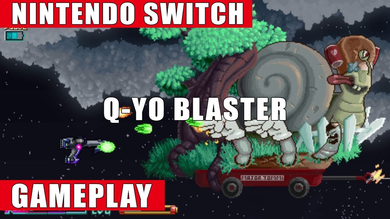 Q-YO Blaster Nintendo Switch Gameplay