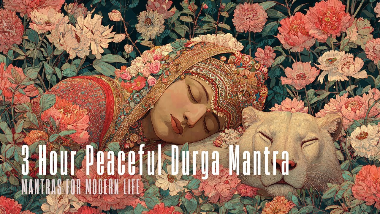 3 Hour Peaceful Durga Mantra | Relax & Take a Rest with Divine Energy 🌸🙏✨