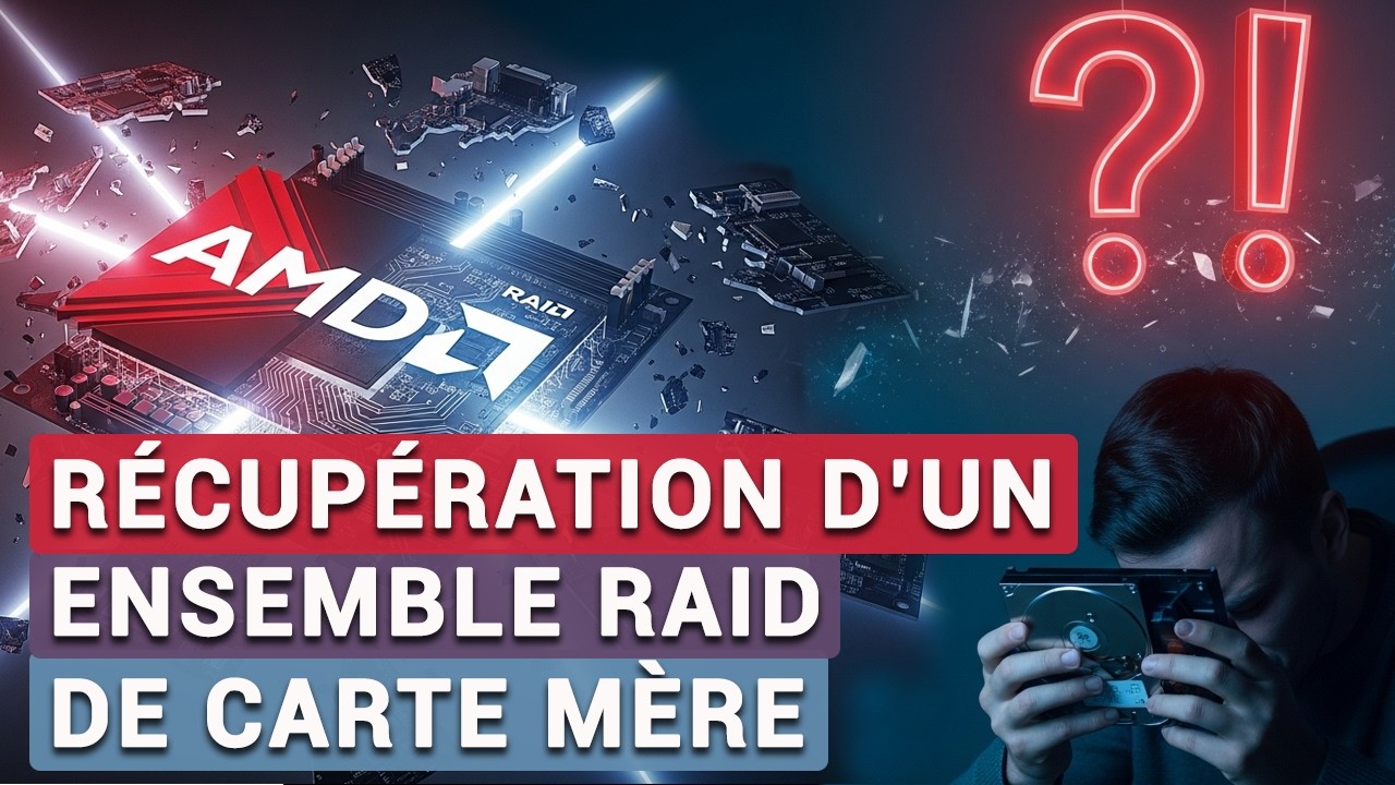 Comment récupérer les données d'un RAID AMD (RAIDXpert2)