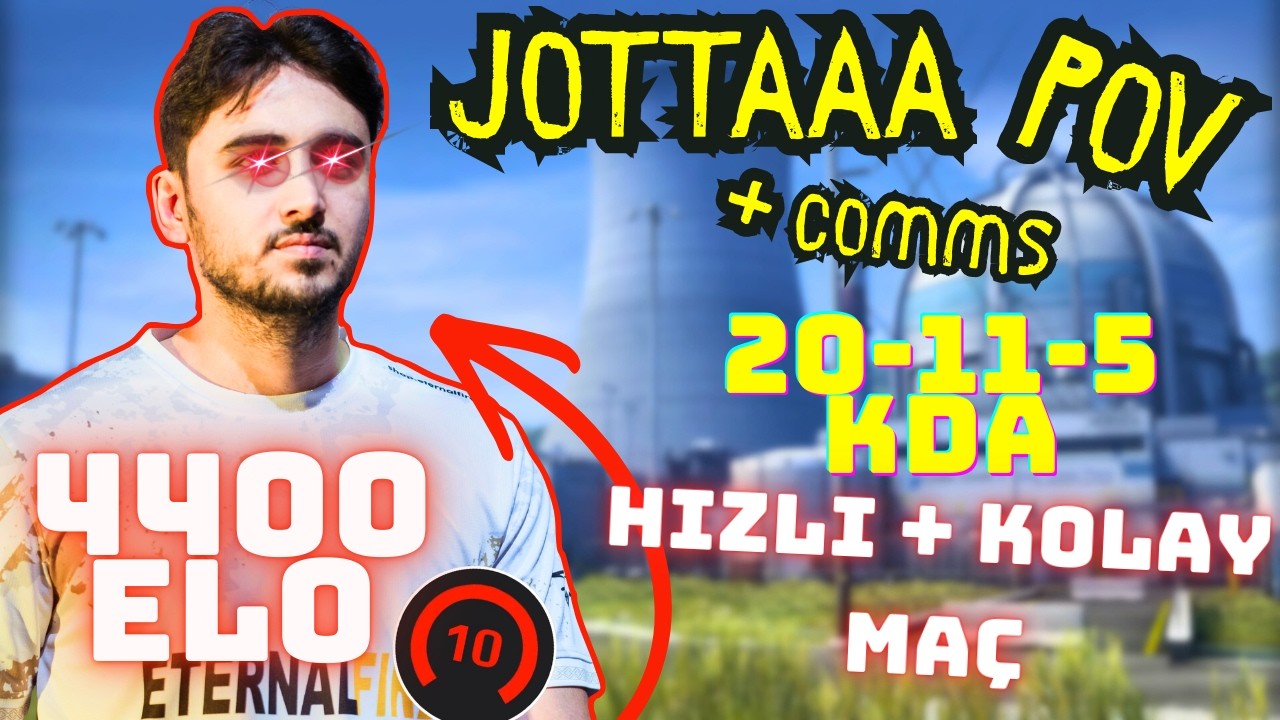 jottAAA CS2 POV - NUKE | 20-11-5 KDA | FACEIT 4400 ELO