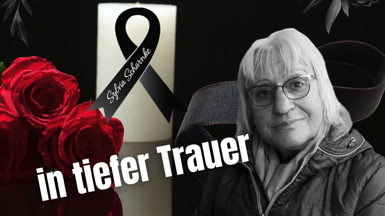 Wir werden dich SCHMERZLICH VERMISSEN SYLVIA SCHARNKE 🖤🤍