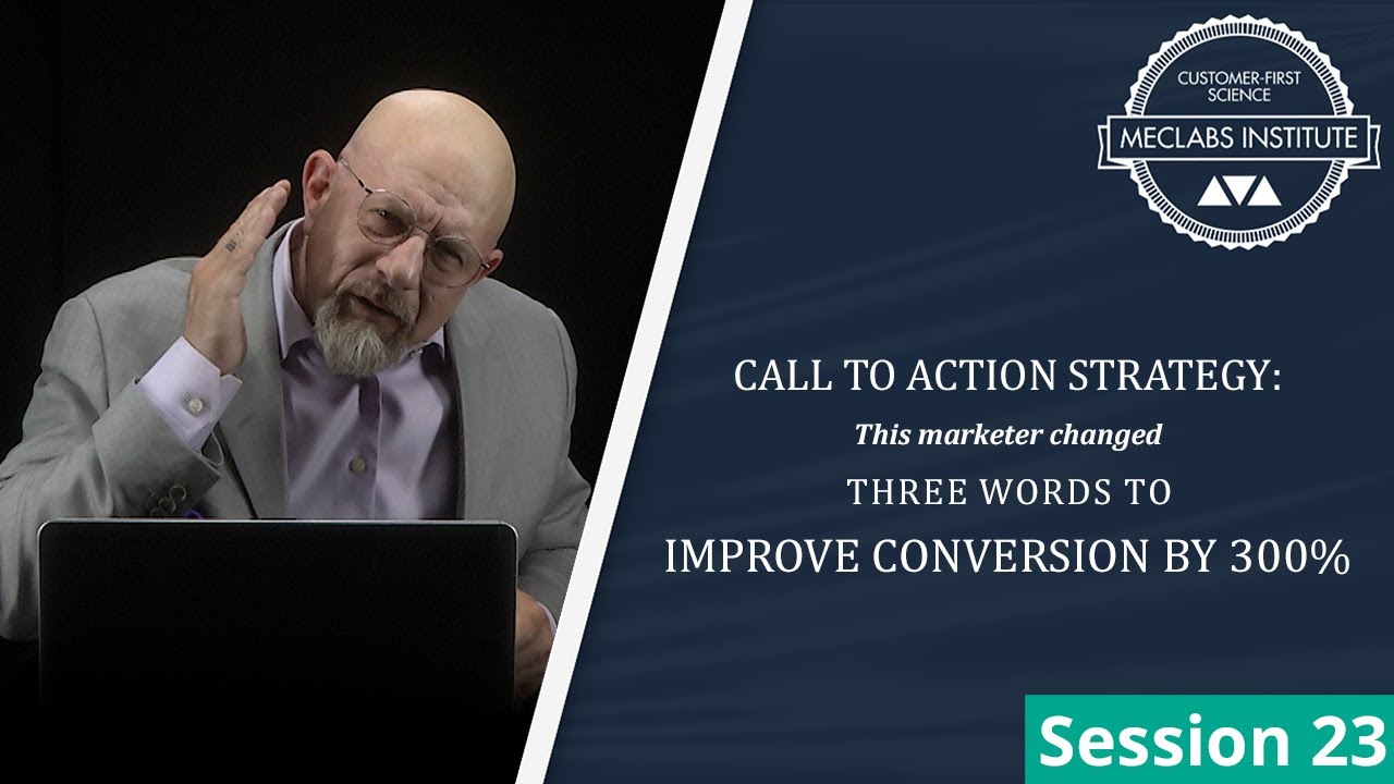 #23 Call to Action Strategy: This marketer changed three words to improve conversion by 300%