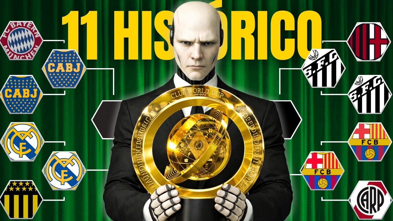 ASÍ SERÍA un MUNDIAL DE CLUBES con el MEJOR 11 HISTÓRICO de CADA EQUIPO