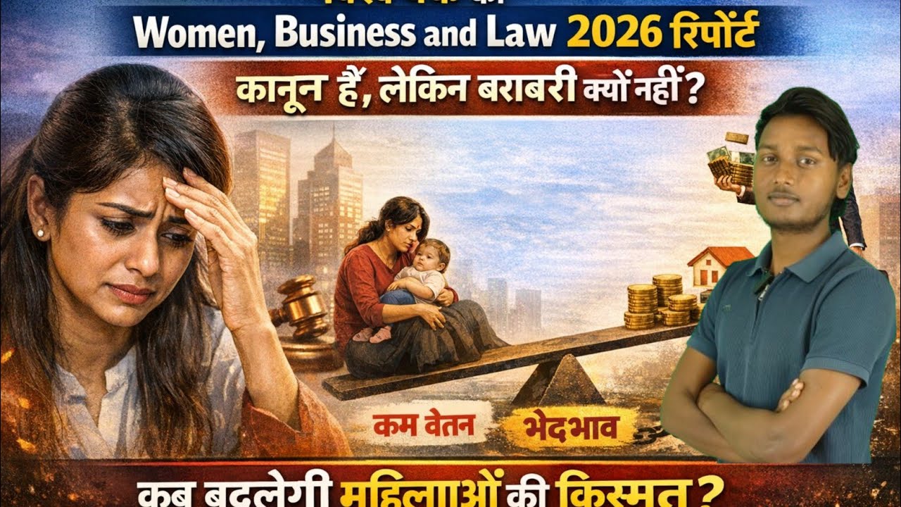 विश्व बैंक की Women, Business and Law 2026 रिपोर्ट | कानून हैं, बराबरी क्यों नहीं?