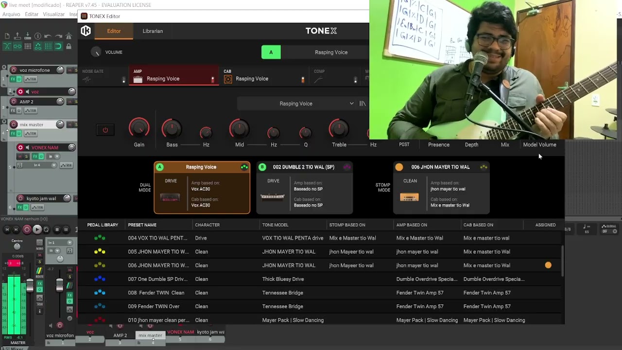 Presets TONEX Mixados e Masterizados no Pedal | Download Grátis na ToneNET!