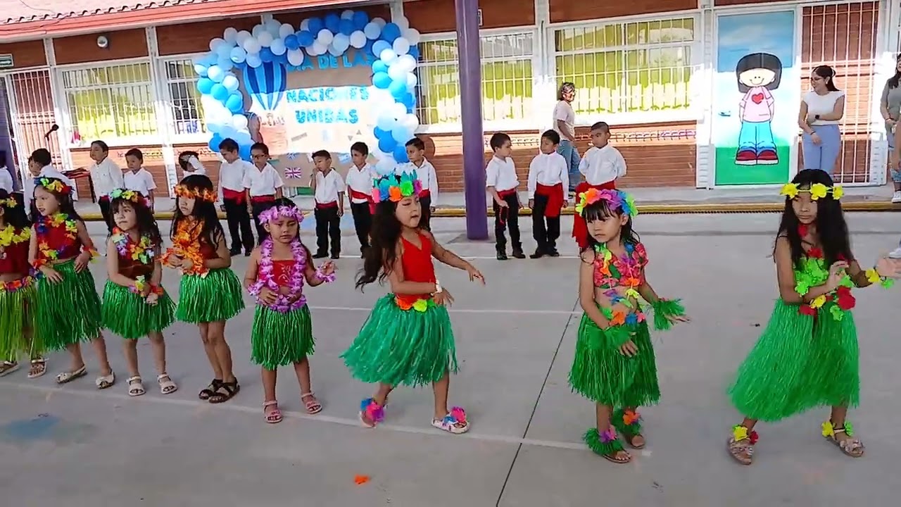 baile hawaiano en mi kinder🌴