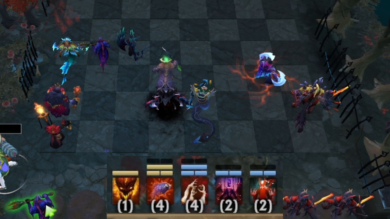 naga demon warlock no IO no doom3 - Dota Auto Chess DAC